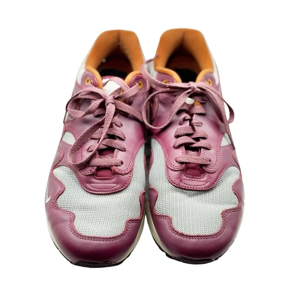 Nike Air Max 1 Patta Waves Retro Low Burgundy‎ Sail Mens Size 12 DO9549-001